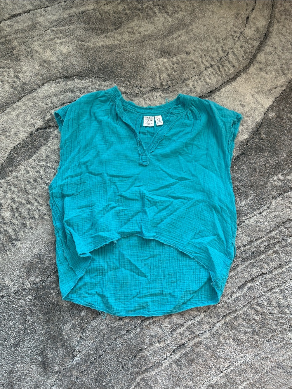 T.J.Maxx Teal Lightweight Swim Coverup Tunic